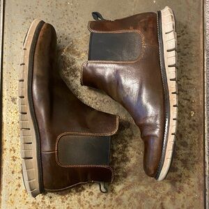 Cole Haan ZEROGRAND Men's Brown Chelsea Waterproof Boots. C30164 11M
